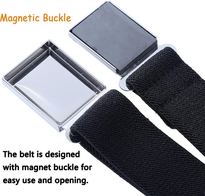 AWAYTR 3 PCS Kids Adjustable Magnetic Belts - Easy to Use Magnetic Buckle Belt for Boys and Girls - Image 2